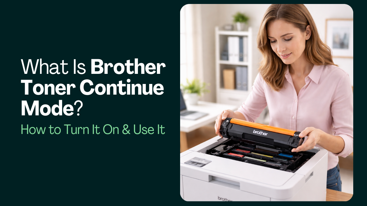 image from What Is Brother Toner Continue Mode? How to Turn It On & Use It