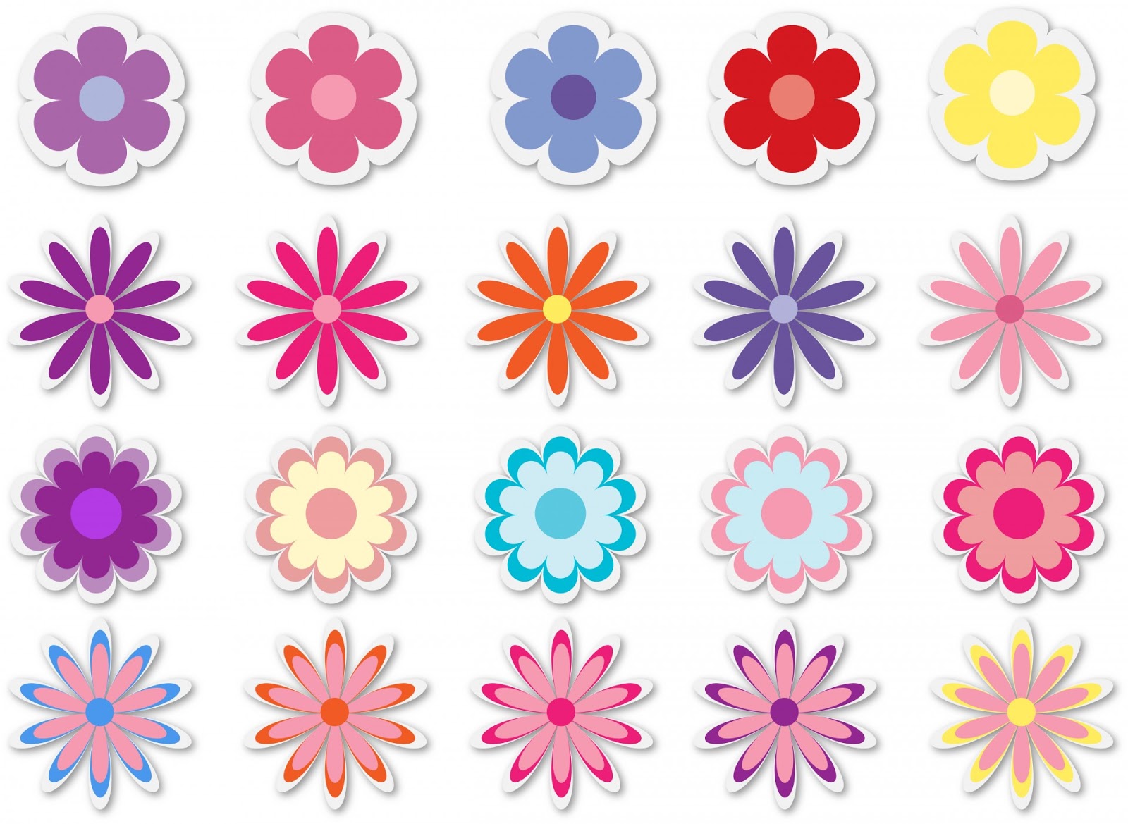 Reward Flower Stickers by public domain pictures.