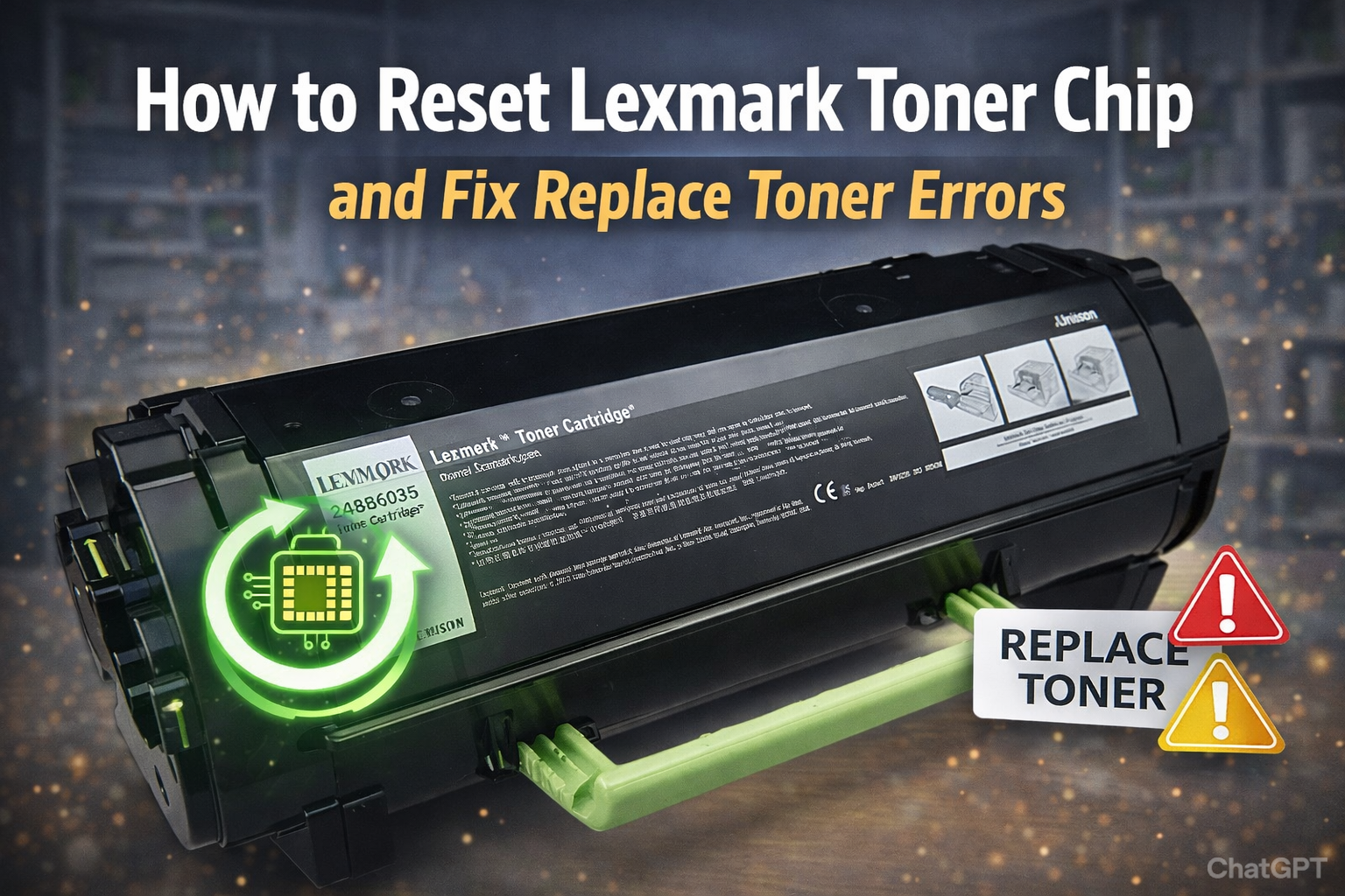 image from How to Reset Lexmark Toner Chip and Fix Replace Toner Errors