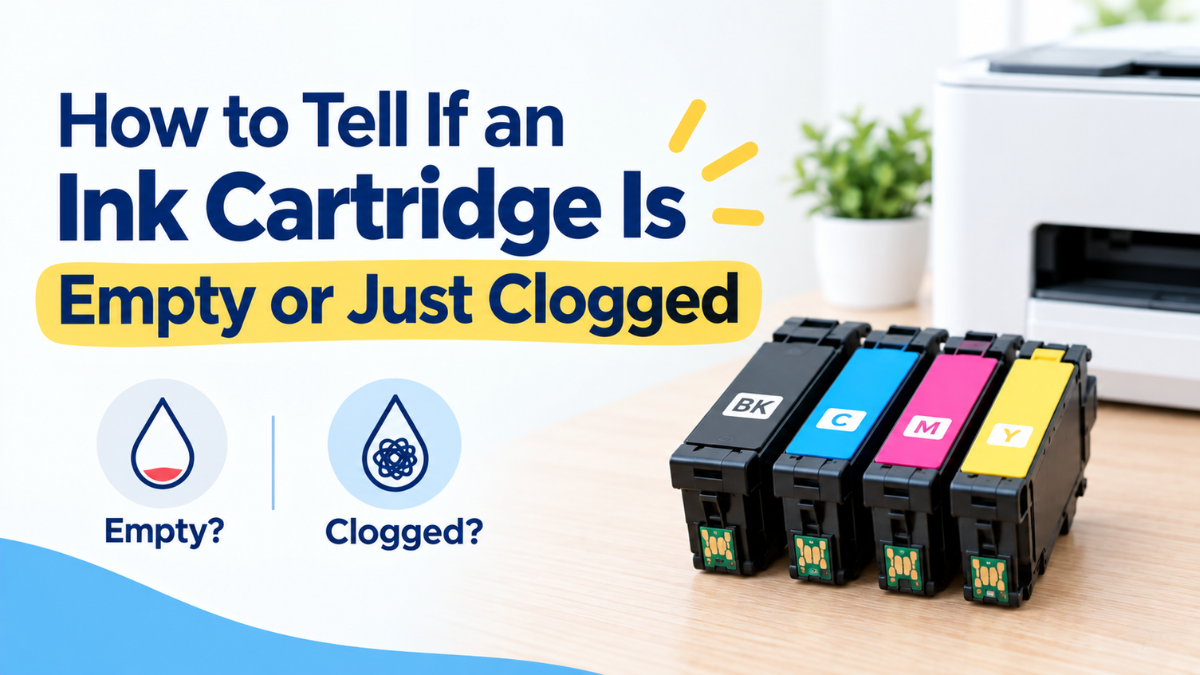 image from How to Tell If an Ink Cartridge Is Empty or Just Clogged