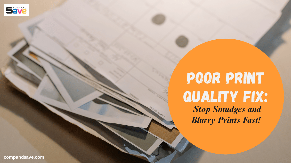 Poor Print Quality Fix: Stop Smudges and Blurry Prints Fast!