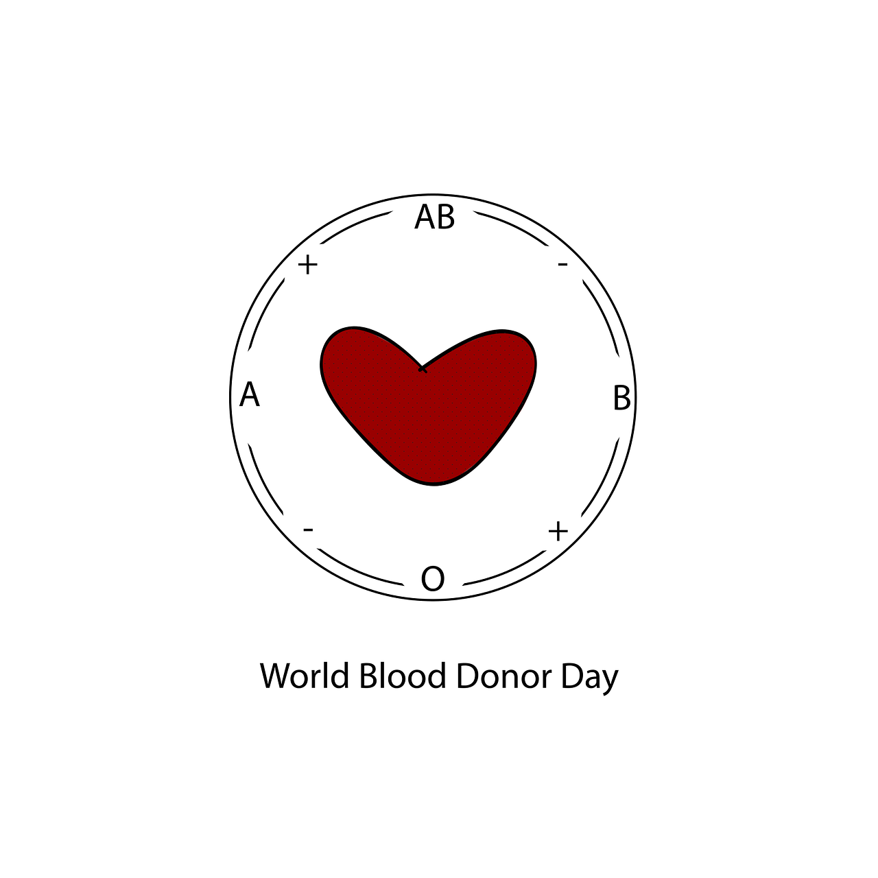 World Blood Donor Day sticker by siberian_beard of Pixabay.