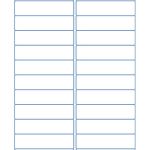 Address Label - 1" x 4"