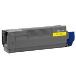 Okidata 43324466 Toner Cartridge Yellow, Single Pack