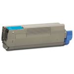 Okidata 43487735 Toner Cartridge Cyan, Single Pack