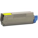 Okidata 44844509 Toner Cartridge Yellow, Single Pack