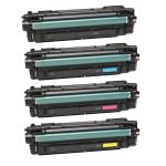 HP 655A Toner Set Cartridges Combo Pack of 4: 1 Black, 1 Cyan, 1 Magenta, 1 Yellow