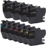 Brother 3011 Ink Cartridges 10-Pack - LC3011: 4 Black, 2 Cyan, 2 Magenta, 2 Yellow