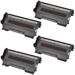 Jumbo Yield Brother Laser Toner Cartridge TN450 X 4-Pack Black