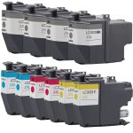 Compatible Brother LC3029 Ink Cartridges XXL 10-Pack - Super High Yield: 4 Black, 2 Cyan, 2 Magenta, 2 Yellow