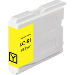 Brother LC51Y Ink Cartridge Yellow, Single Pack