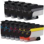Super High Yield Brother Printer Ink LC3033 Cartridges 10-Pack: 4 Black, 2 Cyan, 2 Magenta, 2 Yellow
