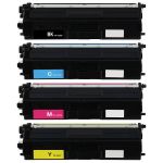 High Yield Brother TN433 Toner Cartridge Set 4-Pack: 1 Black, 1 Cyan, 1 Magenta, 1 Yellow