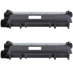 High Yield Brother TN660 Printer Cartridges 2-Pack Black