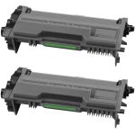 Brother TN820 Black Toner Cartridges 2-Pack