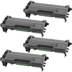 Brother Toner TN-820 Cartridges Black 4-Pack