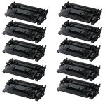 High Yield Canon 052H Printer Cartridges Combo Pack of 10: Black