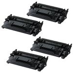 High Yield Canon 052 Printer Toner Cartridges 4-Pack: Black