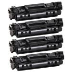 Canon 072 Printer Toner Cartridges, 4-Pack, Black