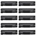 Canon 126 Black Printer Toner Cartridges - 10-Pack