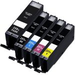 High Yield Canon 250XL 251XL Ink Cartridges 5-Pack: 1 PGI-250XL Black and 1 CLI-251XL Black, 1 Cyan, 1 Magenta, 1 Yellow