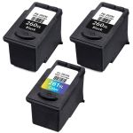 High Yield Canon 260 261 XL Ink Cartridges Combo Pack of 3: 2 Black and 1 Tri-color