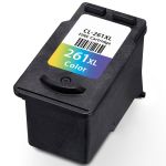 High Yield Canon CL-261XL Color Ink Cartridge, Single Pack