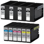 High Yield Canon PGI-1200XL Ink Cartridges 10-Pack: 4 Black , 2 Cyan, 2 Magenta, 2 Yellow