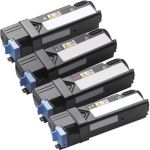 High Yield Dell 1320c Toner Cartridges 4-Pack: 1 Black, 1 Cyan, 1 Magenta, 1 Yellow