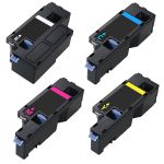 Dell E525w Toner Set of 4 Cartridges: 1 Black, 1 Cyan, 1 Magenta, 1 Yellow