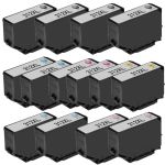 High Yield Epson 312 Cartridges XL Combo Pack of 14: 4 Black, 2 Cyan, 2 Light Cyan, 2 Magenta, 2 Light Magenta, 2 Yellow