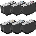 High Yield Epson Ink 312 XL Cartridge Value Pack of 6: 1, Black, 1 Cyan, 1 Light Cyan, 1 Magenta, 1 Light Magenta, 1 Yellow