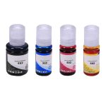 Ultra High Yield Epson T502 Ink Bottles 4-Pack: 1 Black, 1 Cyan, 1 Magenta, 1 Yellow