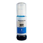 Ultra High Yield Epson T522 EcoTank Ink Bottle Cyan, Single Pack