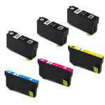Remanufactured Epson T802XL Ink Cartridges 6-Pack - High Yield: 3 Black, 1  Cyan, 1 Magenta and 1 Yellow