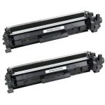 HP 17A Toner Cartridges Black 2-Pack