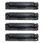 High Yield HP 202X Toner Set of 4-Pack Cartridges: 1 Black, 1 Cyan, 1 Magenta, 1 Yellow