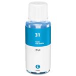 HP 31 Ink Bottle Cyan, Single Pack