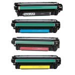 HP 504A Toner Cartridges 4-Pack: 1 Black, 1 Cyan, 1 Magenta, 1 Yellow
