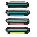 HP 504X and 504A Toner Cartridges 4-Pack: 1 Black, 1 Cyan, 1 Magenta, 1 Yellow