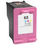 HP 68 Color Ink Cartridge, Single Pack