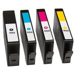 HP 902 Ink Cartridges 4-Pack: 1 Black, 1 Cyan, 1 Magenta, 1 Yellow