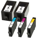 High Yield HP 934XL 935XL Ink Cartridges 5-Pack: 2 Black, 1 Cyan, 1 Magenta, 1 Yellow
