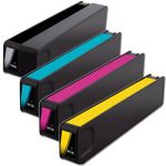 High Yield HP 970 and 971 Ink Cartridges XL 4-Pack: 1 970XL Black and 1 971XL Cyan, 1 Magenta, 1 Yellow