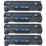 HP CE285A 85A Toner Cartridges Black 4-Pack