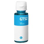 HP GT52 Cyan Ink Bottle, Single Pack