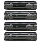 HP LaserJet 35A CB435A Toner Cartridges Black 4-Pack