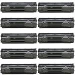 HP LaserJet CB435A Toner Cartridges - HP 35A Black 10-Pack