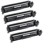 HP LaserJet CF217A Toner Cartridges Black 4-Pack