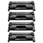 HP58A Toner Cartridges 4-Pack - Black